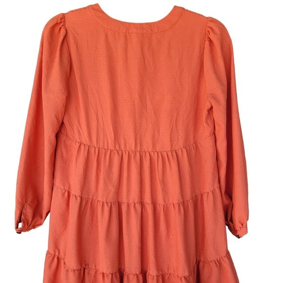 Maeve Dresses Maeve By Anthropologie Amber Tiered Ruffle Tunic Dress Sz XS - Picture 3 of 15
